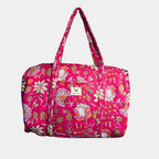 Blossom Pop - Quilted Cotton Weekender Bag