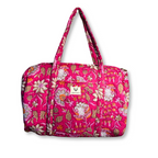 Blossom Pop - Quilted Cotton Weekender Bag