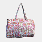 Bloom Dust - Quilted Cotton Weekender Bag