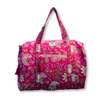 Blossom Pop - Quilted Cotton Getaway Bag