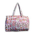Bloom Dust - Quilted Cotton Weekender Bag