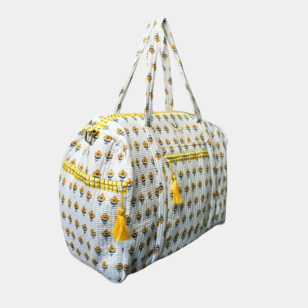 SunPetal - Quilted Cotton Getaway Bag