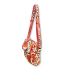 Summer Petals - Handblock Printed Lightweight Crossbody Purse