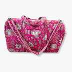 Blossom Pop – Hand Block Printed Travel Bag