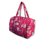 Blossom Pop - Quilted Cotton Weekender Bag
