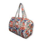 Warm Whisper - Quilted Cotton Weekender Bag
