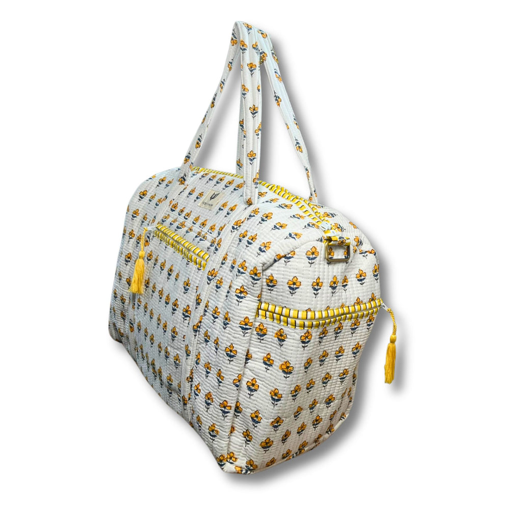 SunPetal - Quilted Cotton Getaway Bag