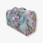 Frosted Bloom – Hand Block Printed Travel Bag