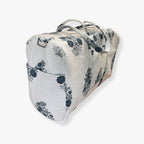 Blue Rose – Hand Block Printed Travel Bag
