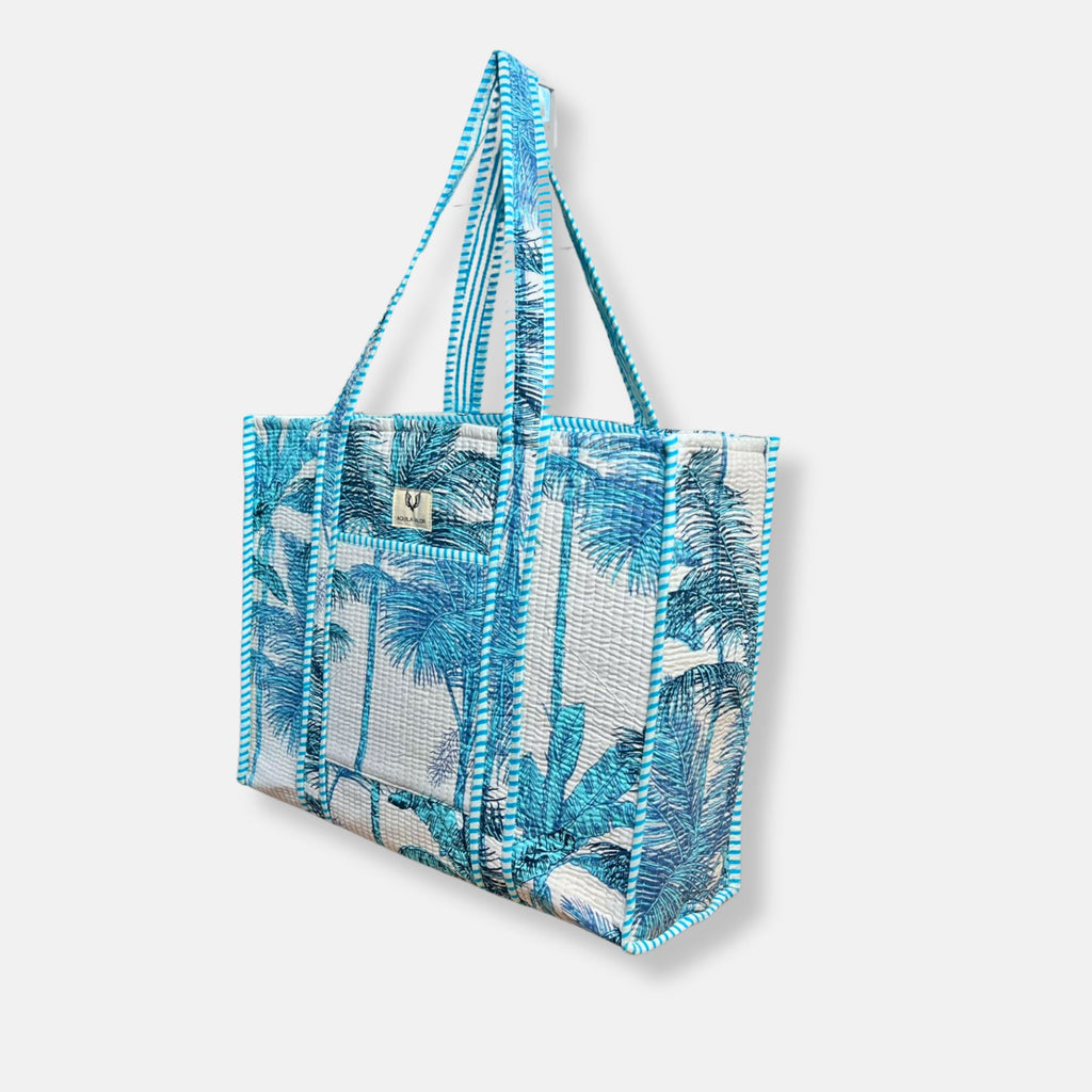 Light Blue Sunny Palms - Designed for everyday jourey