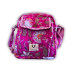 Blossom Pop - Handblock Printed Lightweight Crossbody Purse