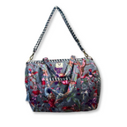 Frosted Bloom - Quilted Cotton Getaway Bag