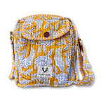 Sunkissed - Handblock Printed Lightweight Crossbody Purse