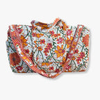 Garden Confetti – Hand Block Printed Travel Bag
