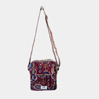 Ruby Bloom - Handblock Printed Lightweight Crossbody Purse