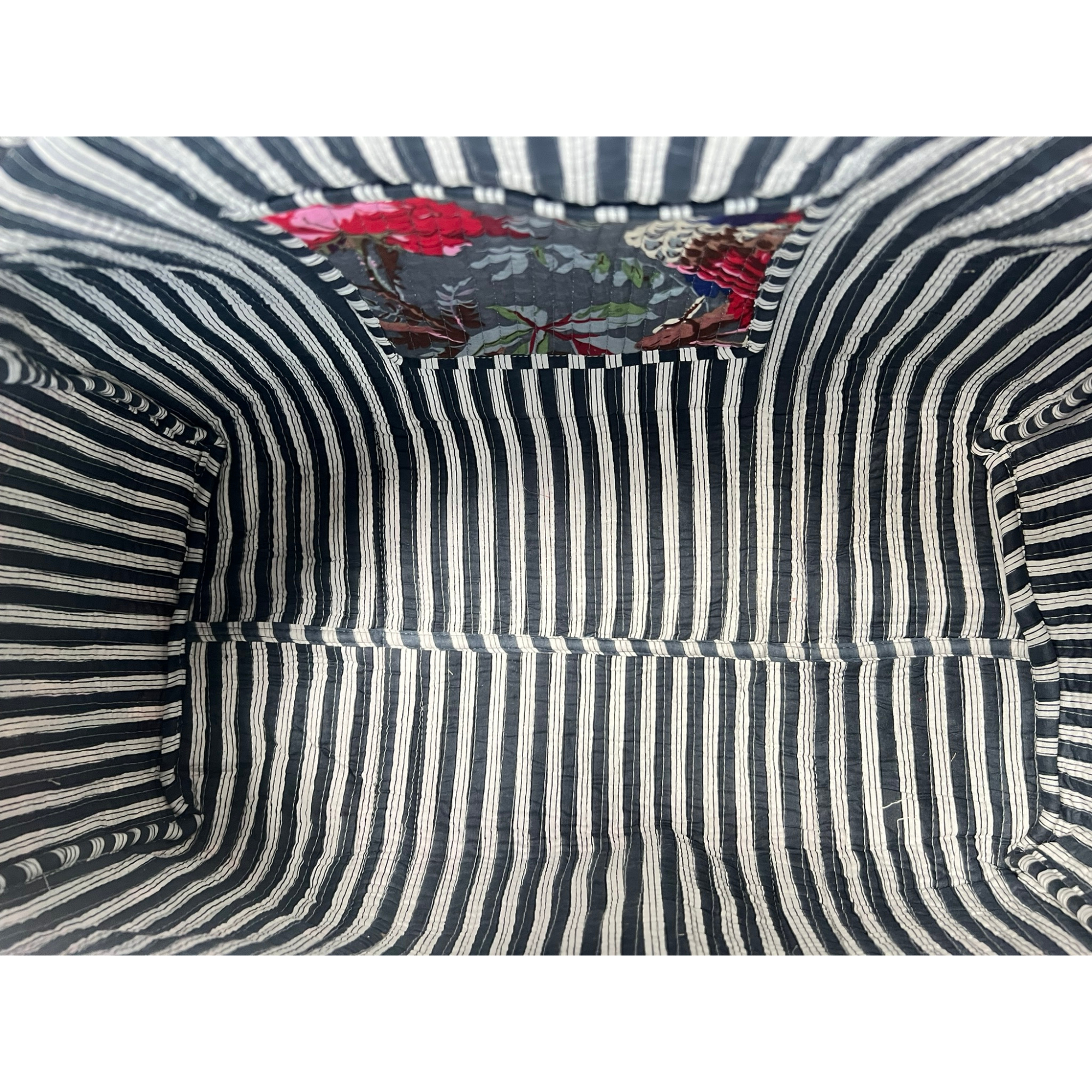 Frosted Bloom - Quilted Cotton Getaway Bag