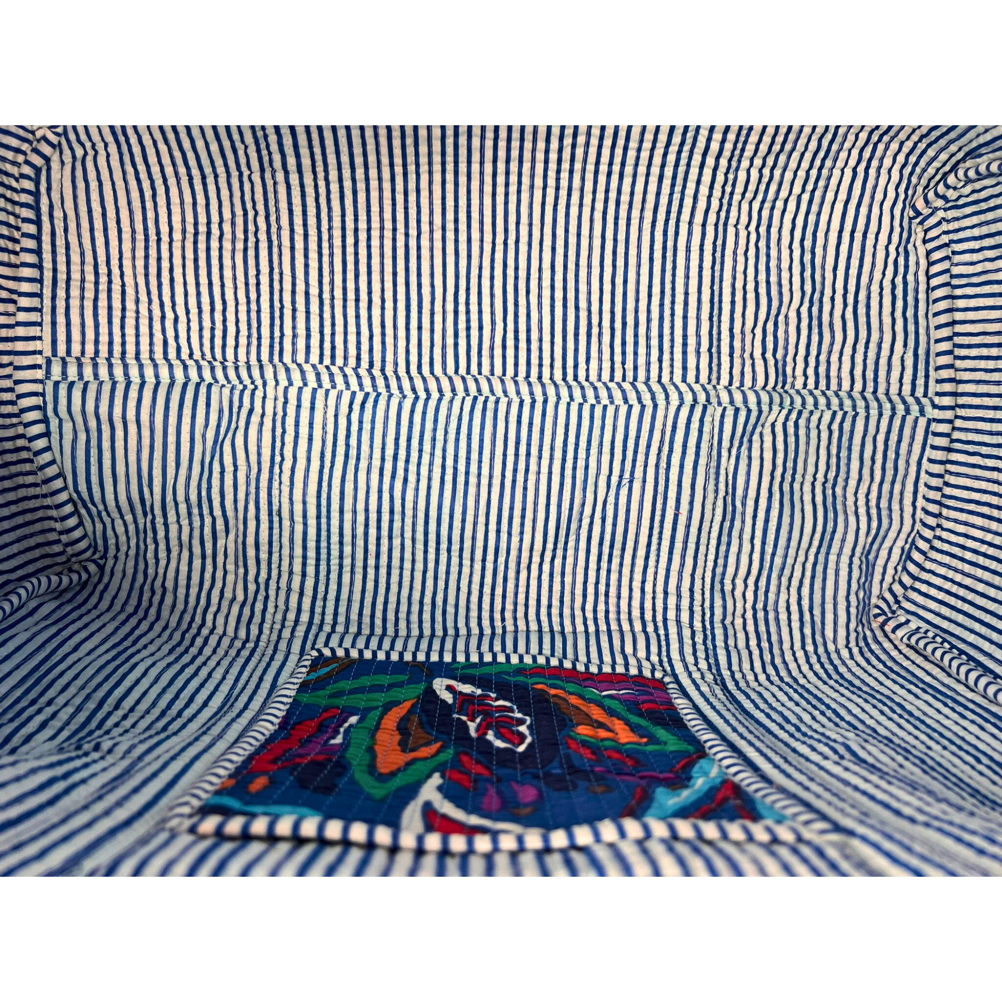 Tropitangle - Quilted Cotton Weekender Bag