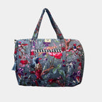 Frosted Bloom - Quilted Cotton Getaway Bag