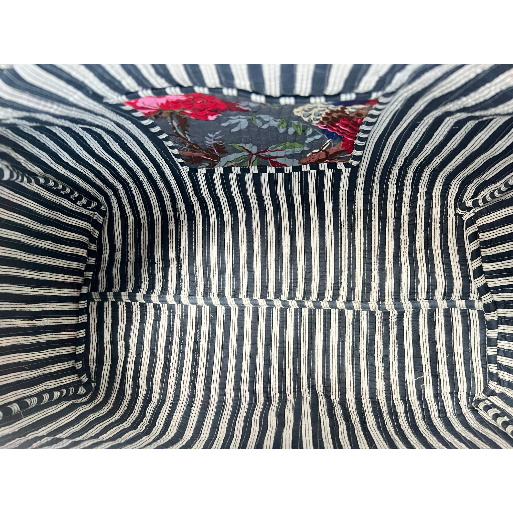 Frosted Bloom - Quilted Cotton Weekender Bag