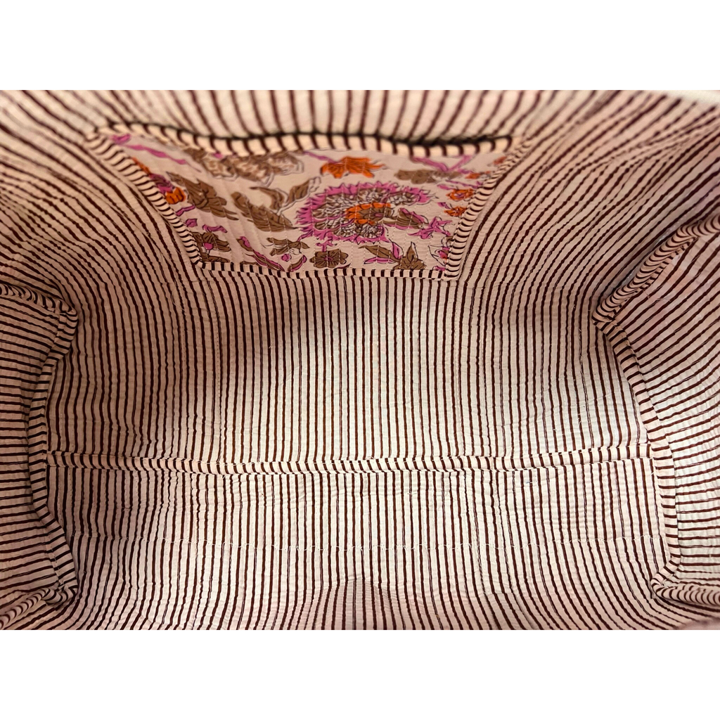 Bloom Dust - Quilted Cotton Weekender Bag