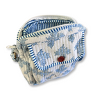 Rain Drops - Handblock Printed Lightweight Crossbody Purse