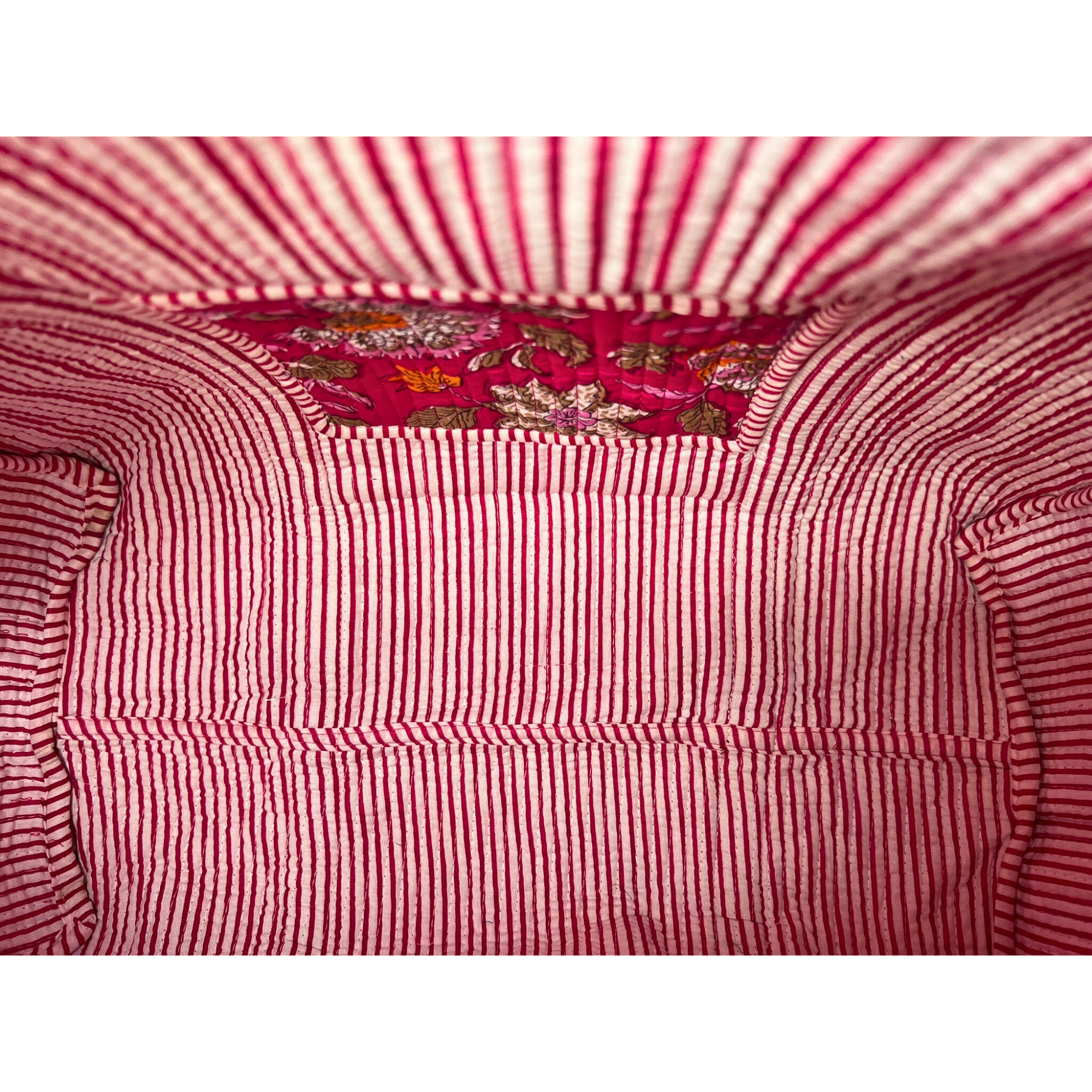 Blossom Pop - Quilted Cotton Weekender Bag