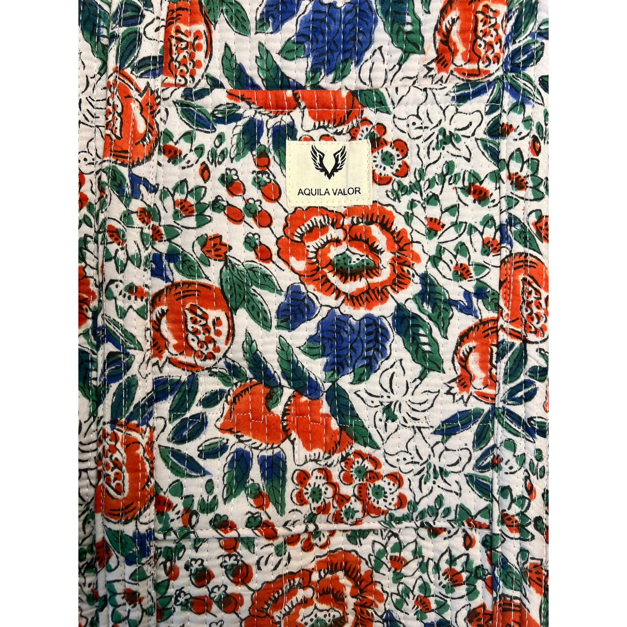 Warm Whisper - Quilted Cotton Weekender Bag