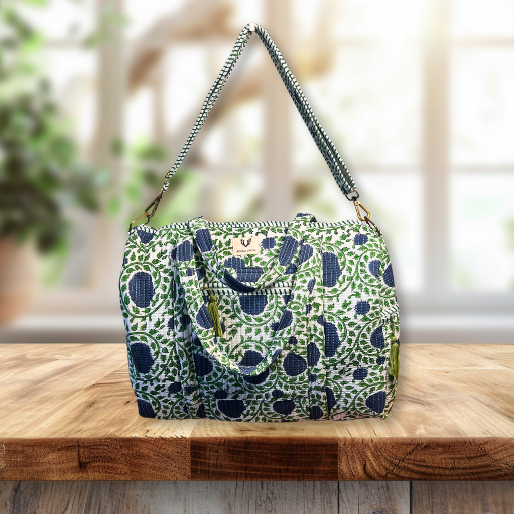 Froza - Quilted Cotton Getaway Bag
