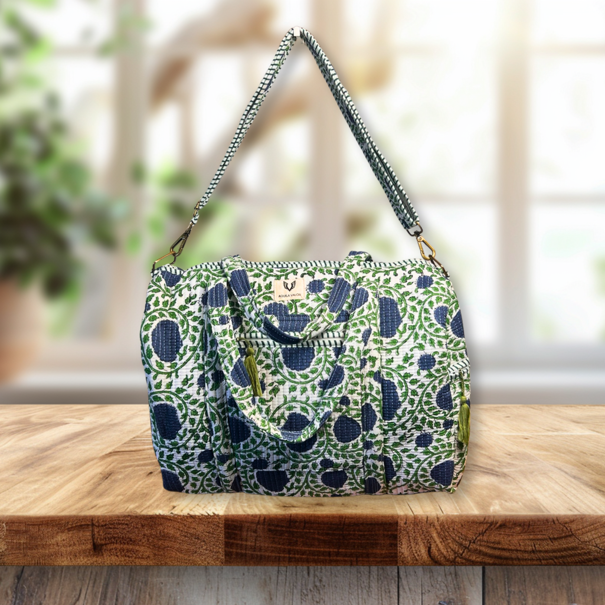 Froza - Quilted Cotton Getaway Bag