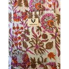 Bloom Dust - Quilted Cotton Weekender Bag