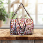 Bloom Dust - Quilted Cotton Weekender Bag
