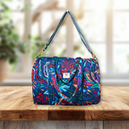 Tropitangle - Quilted Cotton Weekender Bag