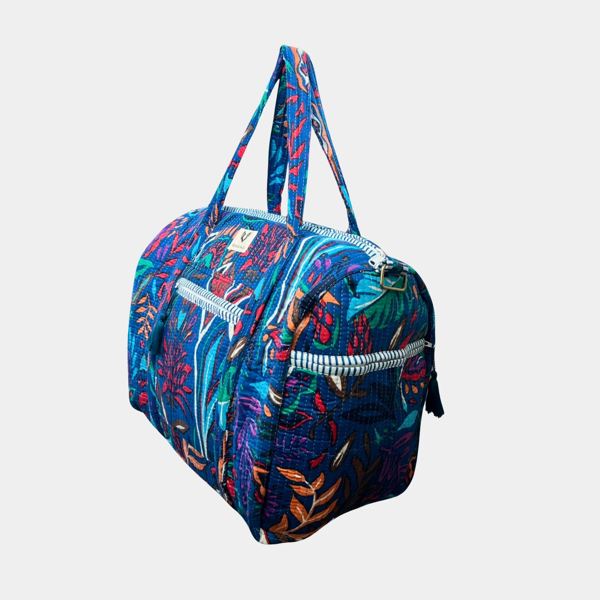 Tropitangle - Quilted Cotton Getaway Bag