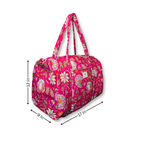 Blossom Pop - Quilted Cotton Weekender Bag