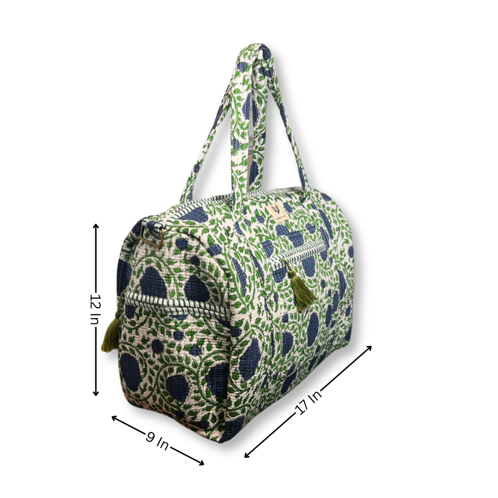 Froza - Quilted Cotton Getaway Bag