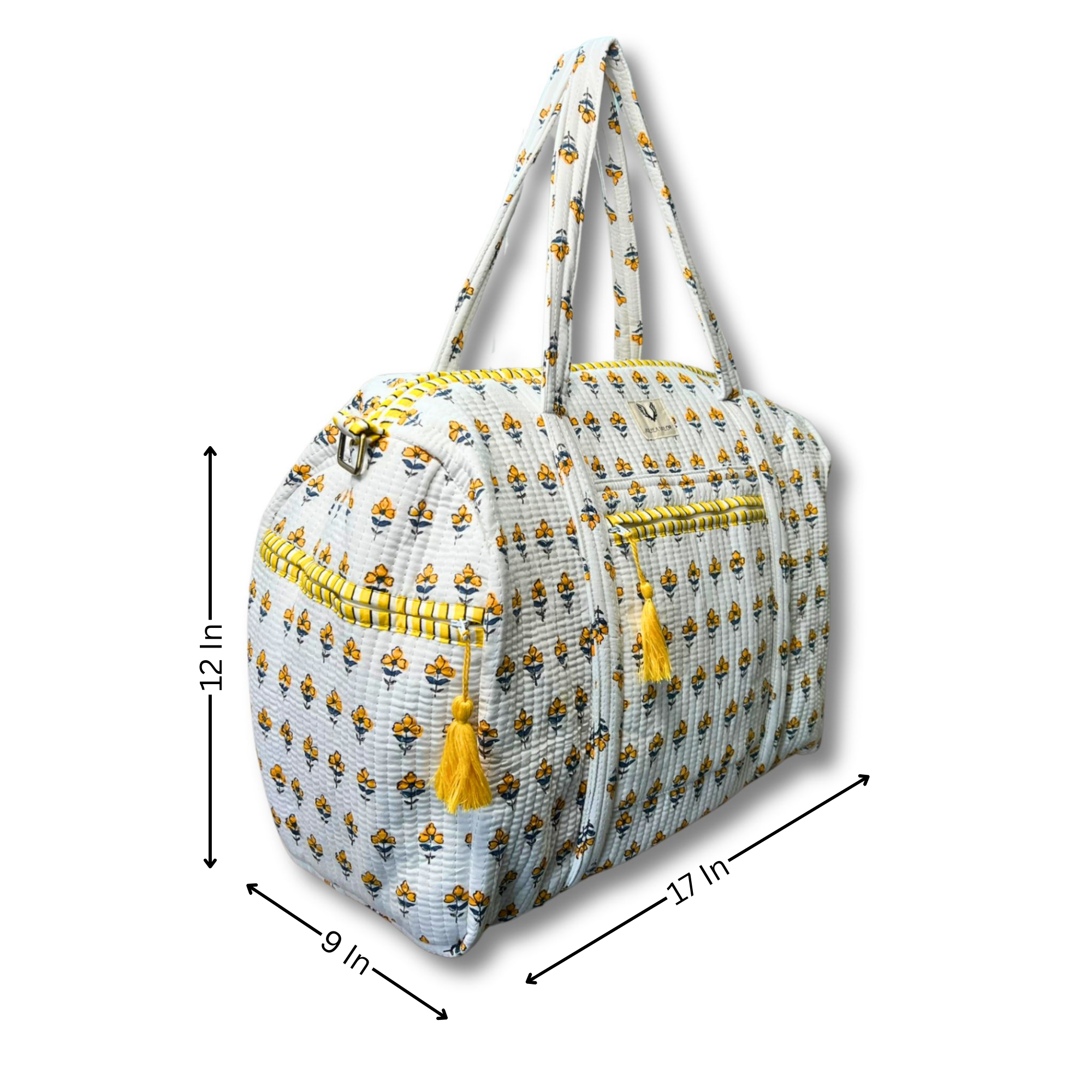 SunPetal - Quilted Cotton Getaway Bag