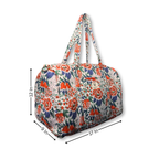 Warm Whisper - Quilted Cotton Weekender Bag