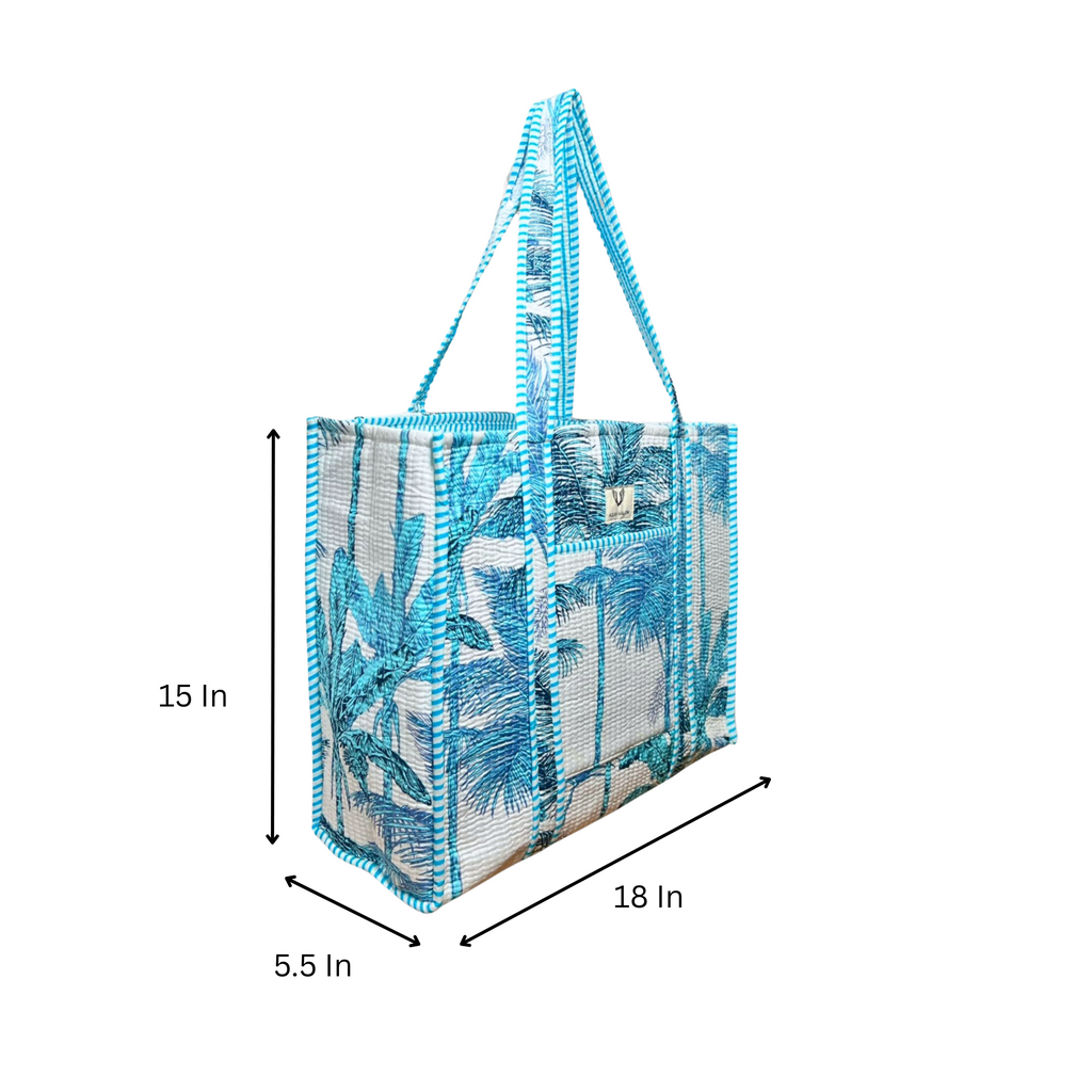 Light Blue Sunny Palms - Designed for everyday jourey