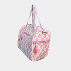 Pink Whisper - Quilted Cotton Getaway Bag