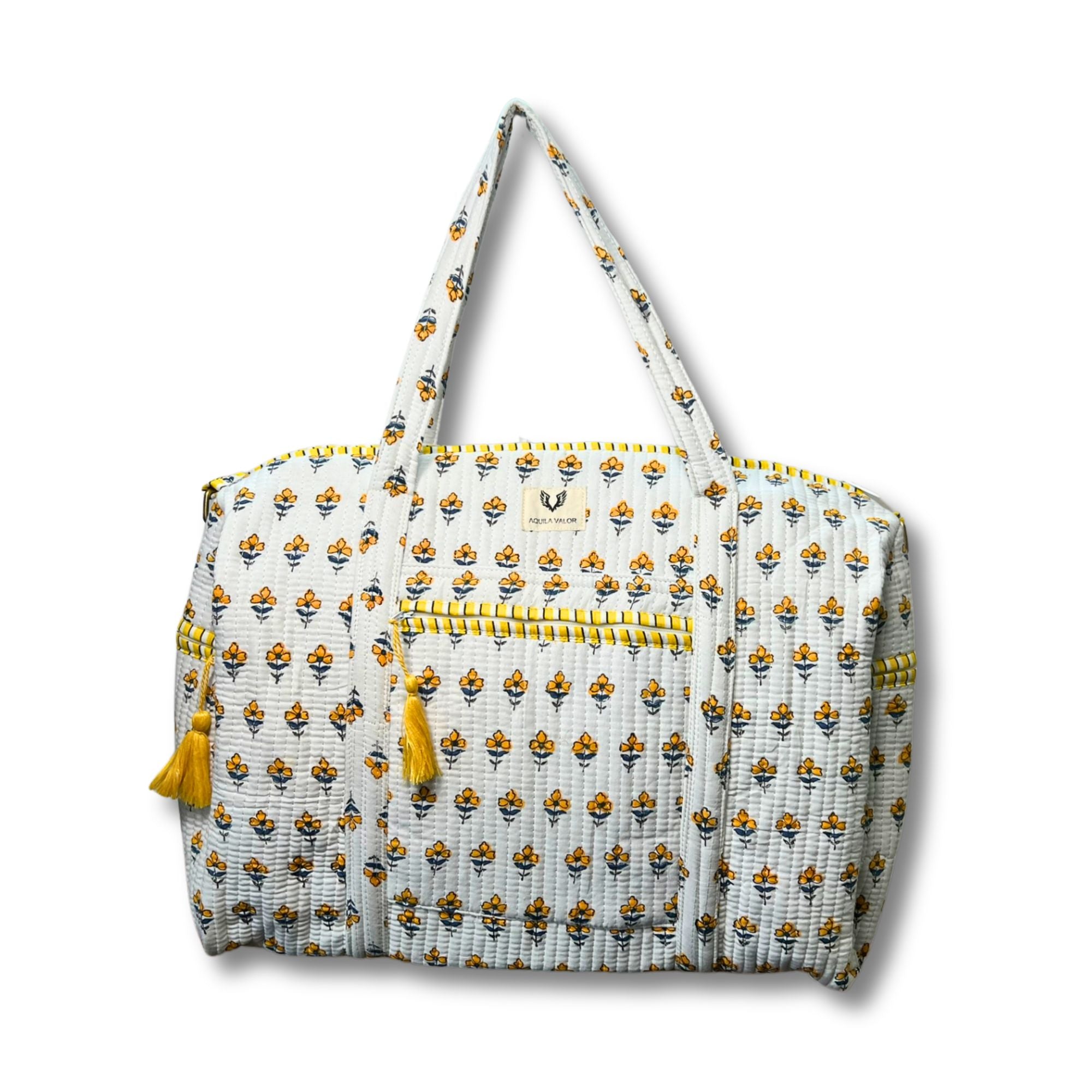 SunPetal - Quilted Cotton Getaway Bag