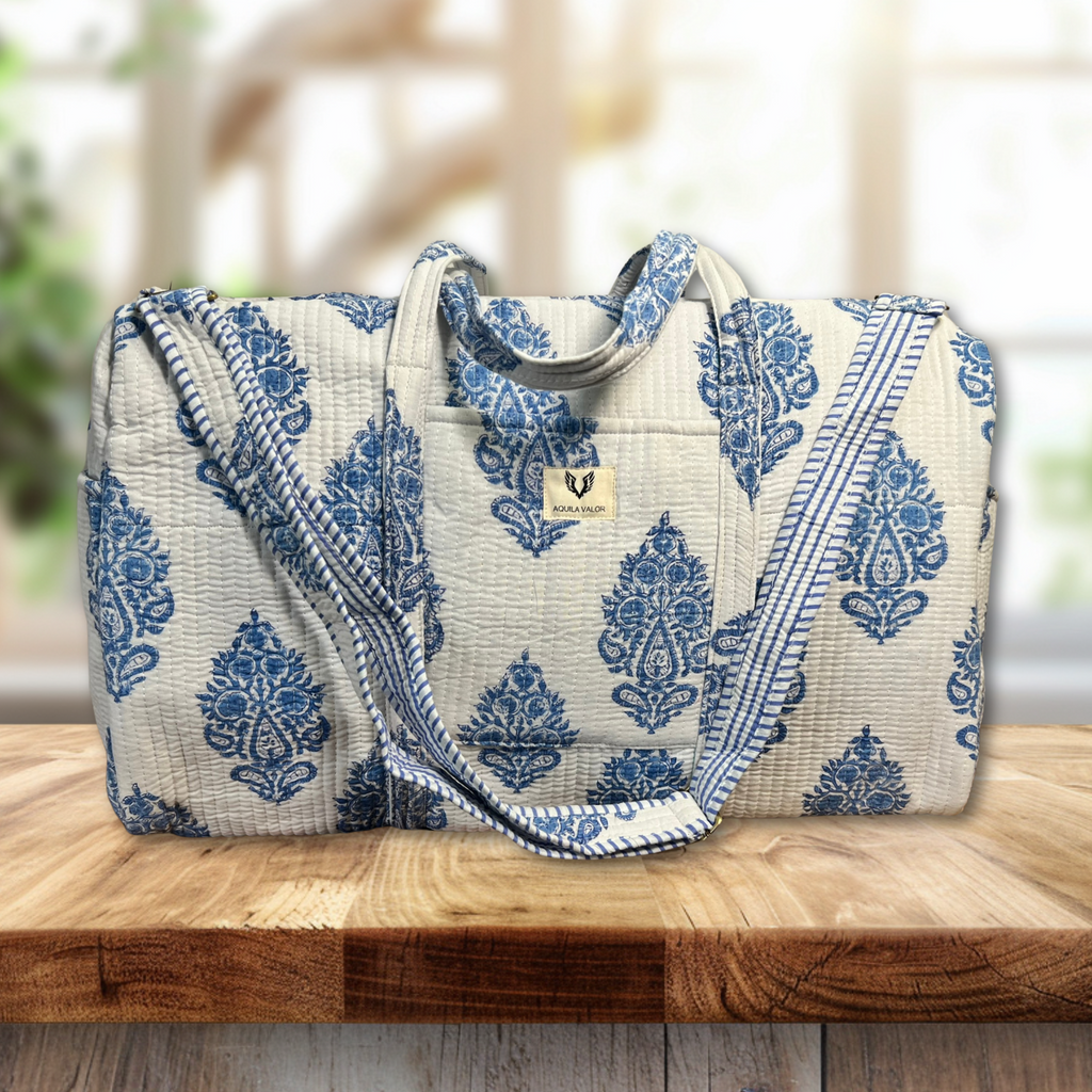 Neel Butta – Hand Block Printed Travel Bag
